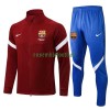 FC Barcelone Ensemble Vestes d'Entraînement 21-22 Rouge Pour Homme